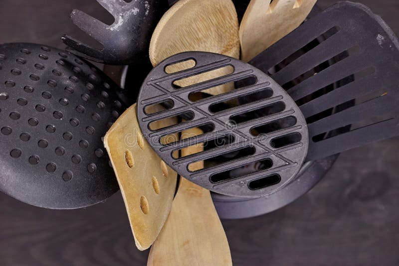 Utensílios da cozinha imagem de stock Utensílios da cozinha imagem de stock