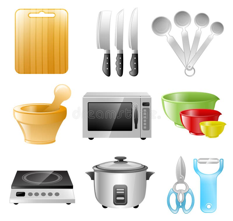 Vector collection of different Kitchen Utensils, Kitchen Equipment and Appliances. Best for Cooking, Restaurant concept. Vector collection of different Kitchen Utensils, Kitchen Equipment and Appliances. Best for Cooking, Restaurant concept.