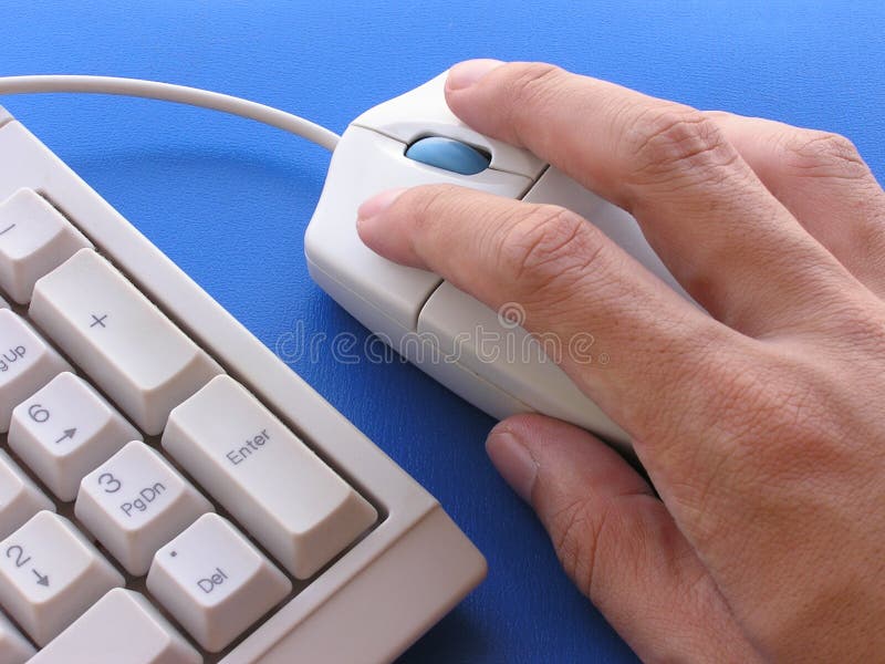 Utilisateur de souris image stock