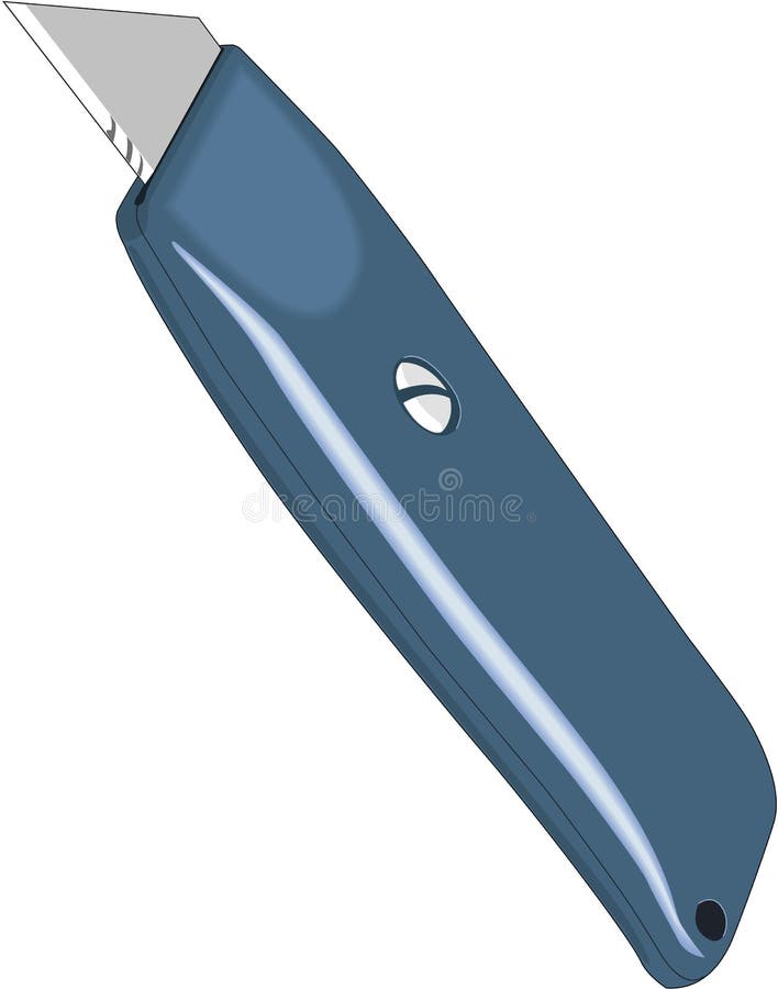 Utility Knife Vector Illustration Stock Vector Illustration of tool