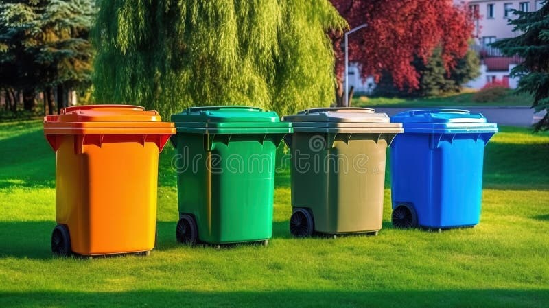 Utilization of Garbage, Waste. Ecological Concept of Separate ...