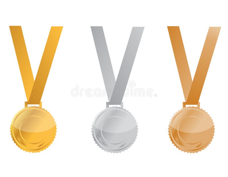 utmärkelsemedaljer vektor illustrationer utmärkelsemedaljer vektor illustrationer