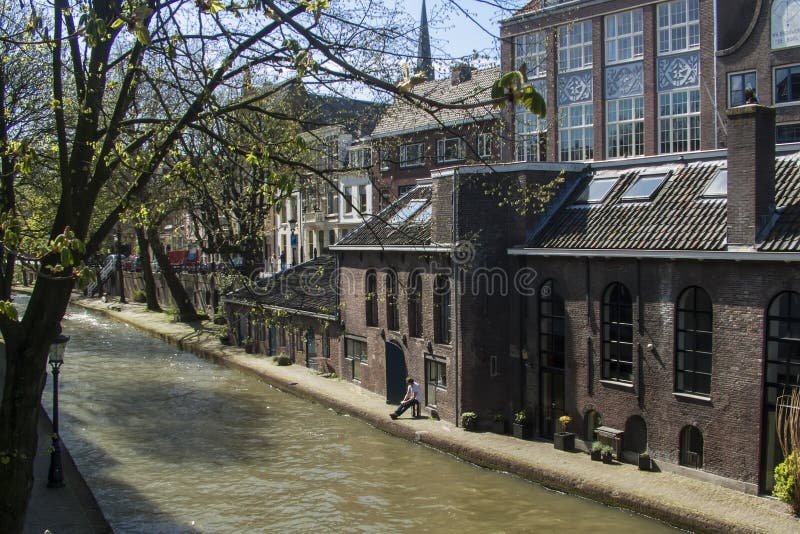 Utrecht. Canal. Holland stock photo Utrecht. Canal. Holland stock photo