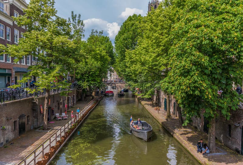 The Old Town of Utrecht, Netherland royalty free stock photo The Old Town of Utrecht, Netherland royalty free stock photo