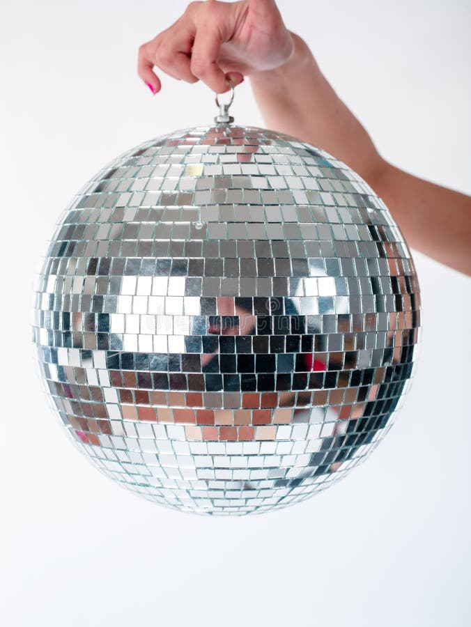 Utrustning för att hantera musik i disco-ball-dans arkivfoto
