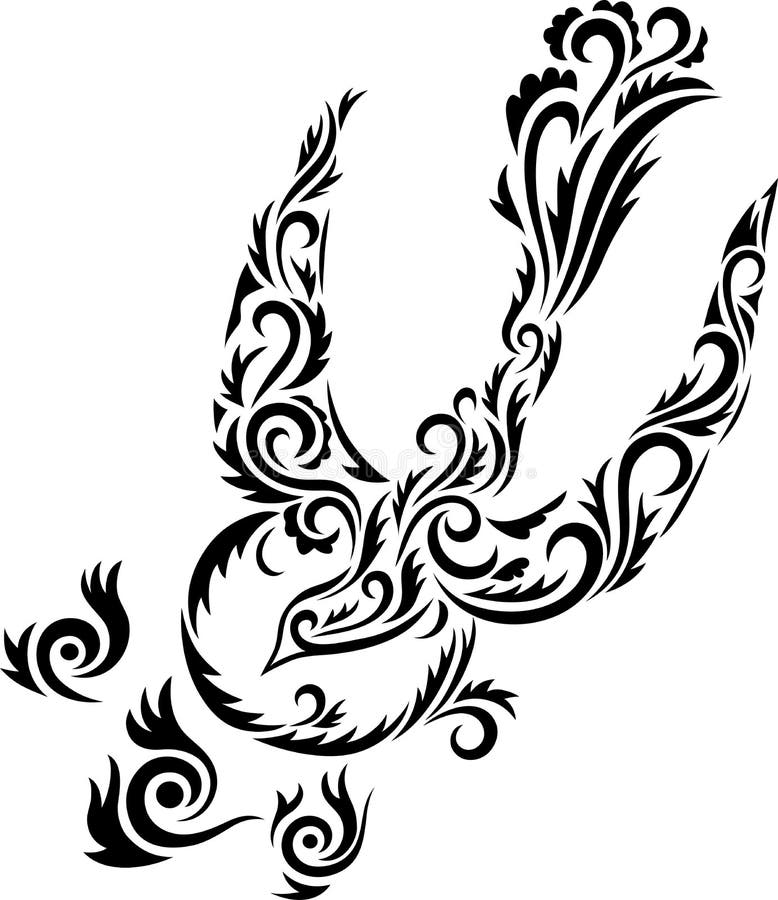 Utsmyckad Dyka-helgedom ande stock illustrationer Utsmyckad Dyka-helgedom ande stock illustrationer