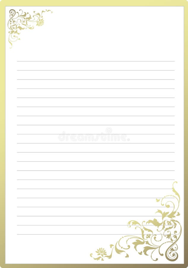 utsmyckad notepaper vektor illustrationer utsmyckad notepaper vektor illustrationer