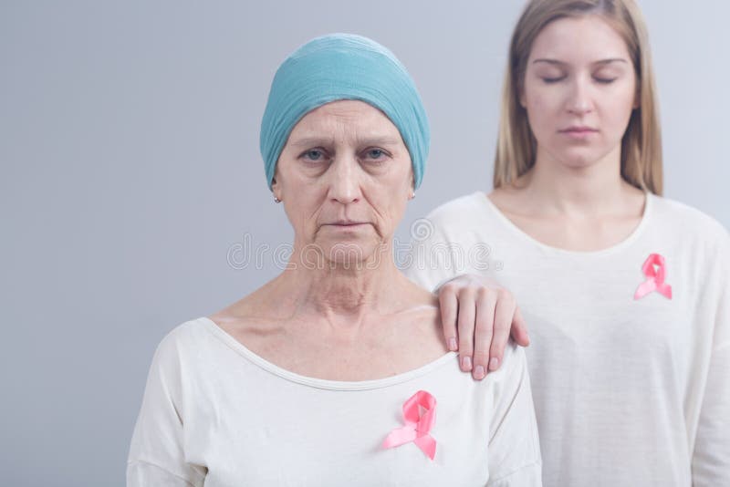 Uttrycka service för kvinna med bröstcancer arkivbilder Uttrycka service för kvinna med bröstcancer arkivbilder