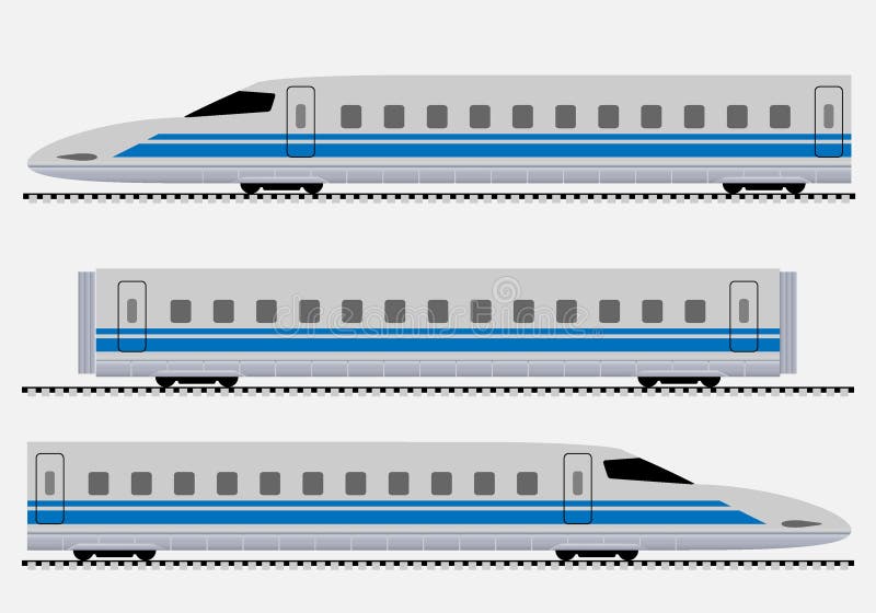 Uttryckligt drev för för kuldrev eller passagerare stock illustrationer Uttryckligt drev för för kuldrev eller passagerare stock illustrationer