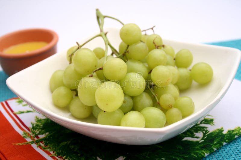 Uvas verdes fotos de archivo libres de regalías Uvas verdes fotos de archivo libres de regalías