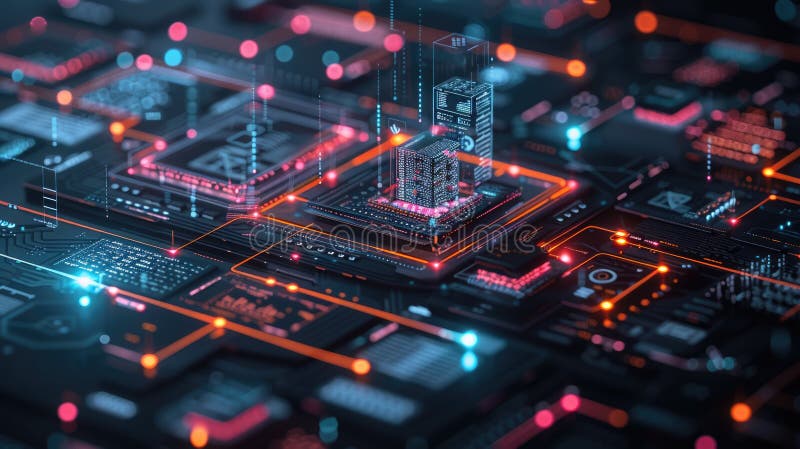 UX UI virtual reality design interfaces website with high technology. AIG53. UX UI virtual reality design interfaces website with high technology infographic for analyze data. Futuristic software screen with digital object on template for user interface and AI generated