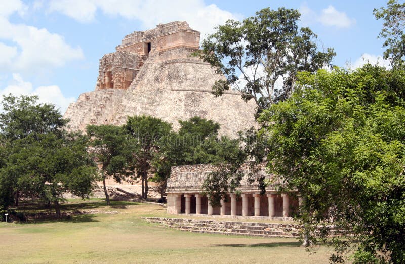 Uxmal ancient maya city, mexico royalty free stock photos Uxmal ancient maya city, mexico royalty free stock photos