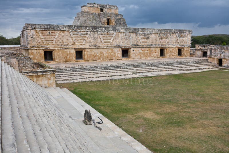 Uxmal - spiritual center of Maya, Yucatan, Mexico. Uxmal - spiritual center of Maya, Yucatan, Mexico