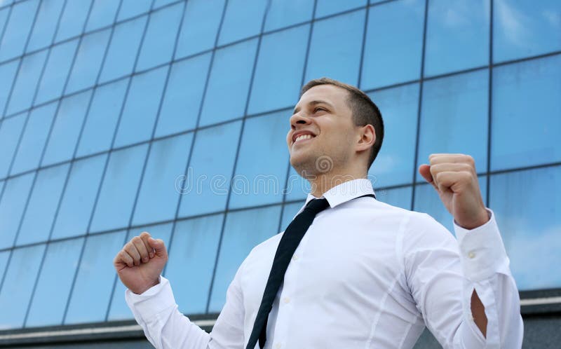uśmiecha się biznesmen udanych young obrazy stock uśmiecha się biznesmen udanych young obrazy stock