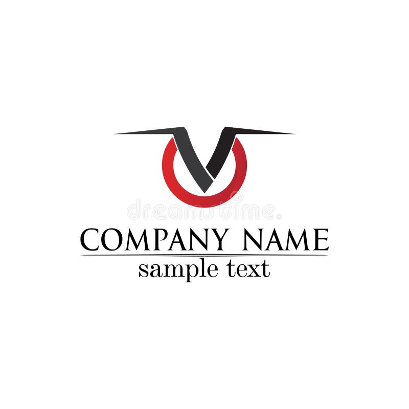 V Buchstaben Vorlage Fur Firmenlogo Und Symbole Stock Abbildung Illustration Von Aufbau Internet 165207484