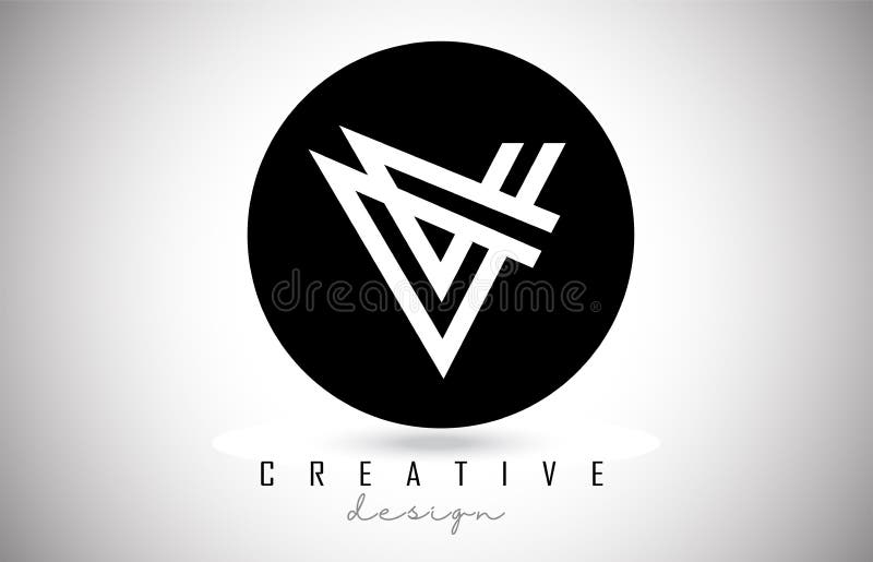 Monogram V Letter Logo Design With Creative Lines Icon Design Vector ...