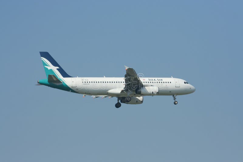 9v Sld Airbus A320 200 Of Silkair Editorial Stock Photo Image Of