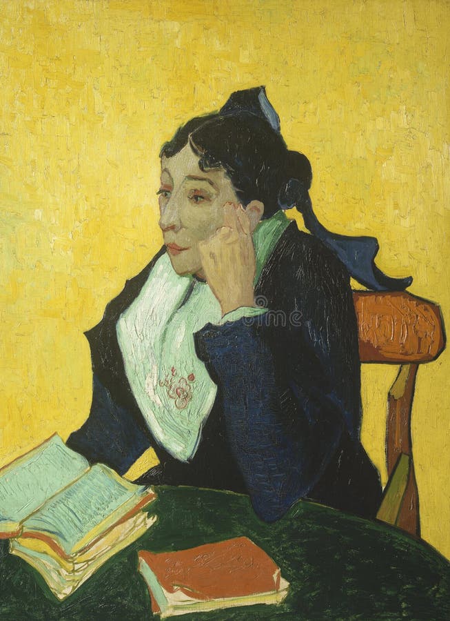 Madame Ginoux With Books by Vincent Van Gogh, 1888. Metropolitan Museum of Art, New York. Madame Ginoux With Books by Vincent Van Gogh, 1888. Metropolitan Museum of Art, New York