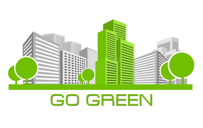 Va el verde stock de ilustración Va el verde stock de ilustración