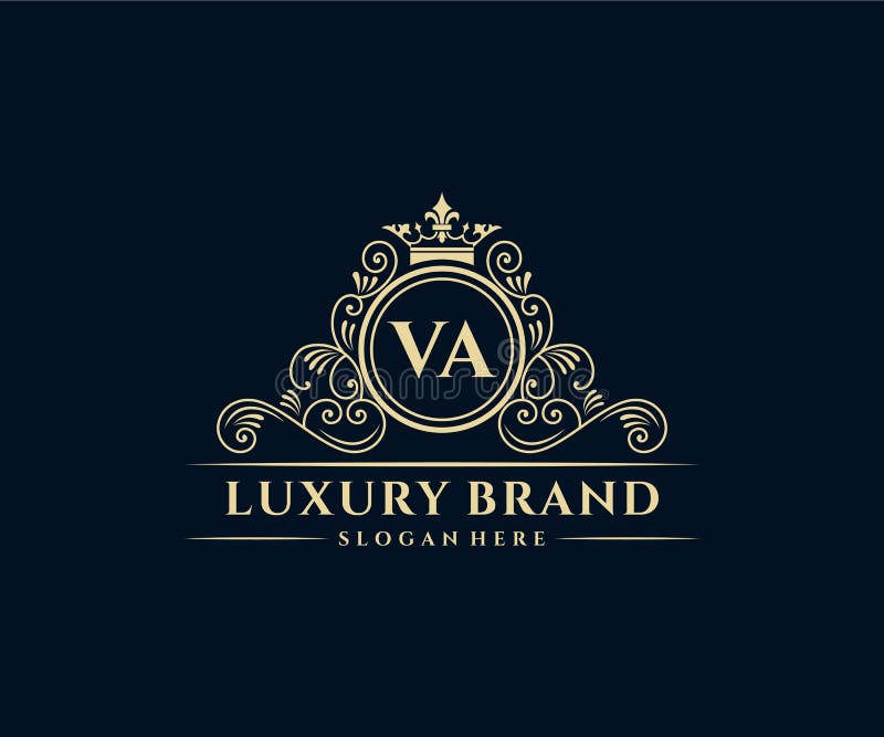 Premium Vector  Luxury gold signature initial lv logo design isolated leaf  and flower