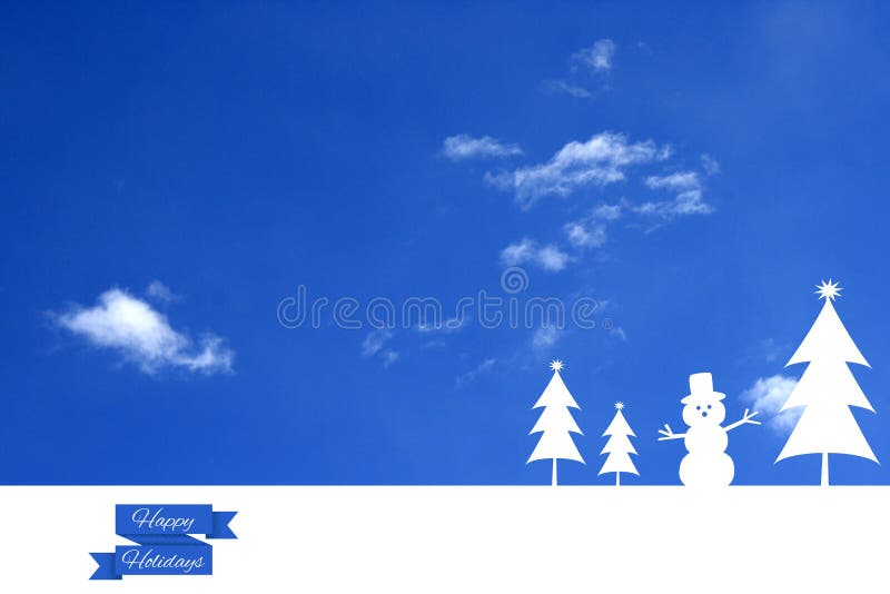 Vacances d'hiver illustration libre de droits Vacances d'hiver illustration libre de droits