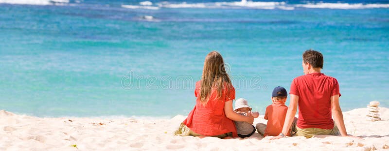 Vacances de famille photos stock