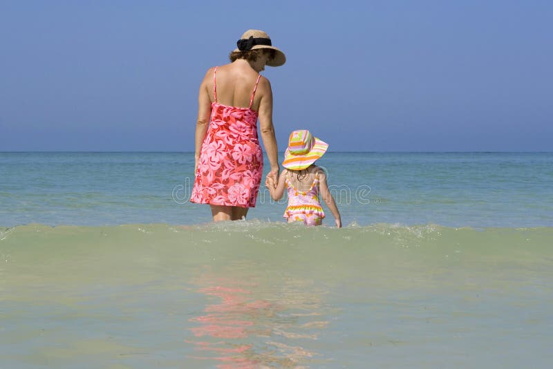 Vacation with mom stock photo. Image of island, beach 2503224