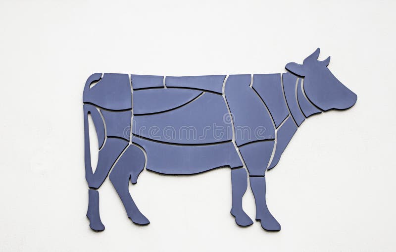 Vache éclatée image stock Vache éclatée image stock