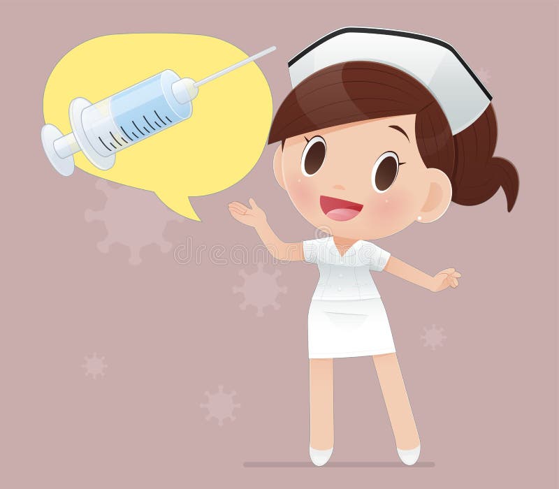 Vacinações Recomendadas Por Enfermeiras De Desenho Animado Ilustração do  Vetor - Ilustração de emita, fêmea: 226182484