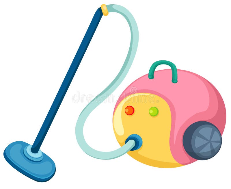 Vacuum cleaner vector illustration