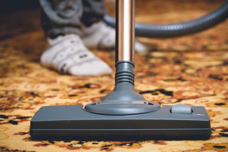 Old Red Persian Carpet Texture, Abstract Ornament Stock Photo Image