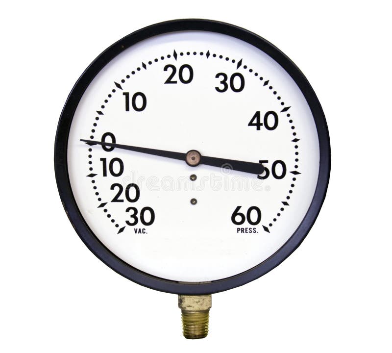Vacuum pressure gauge stock photo. Image of gauge, measure 22343262
