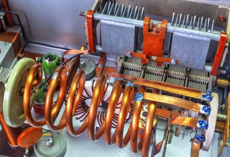 Vacuum Tubes Shortwave Power Amplifier Stock Image Image of bulb