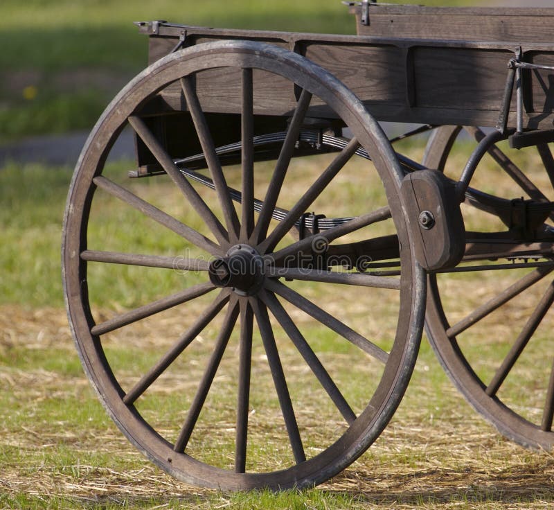 Wagon Wheel Close Up. Wagon Wheel Close Up