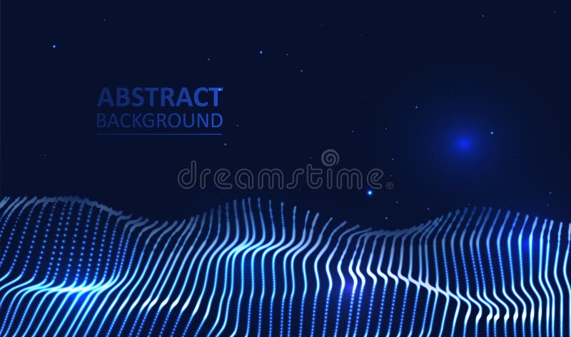Vague num?rique abstraite lumineuse illustration stock Vague num?rique abstraite lumineuse illustration stock
