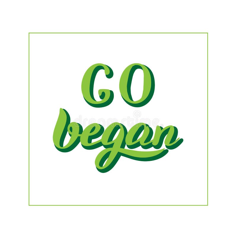 Vai o texto inspirador do vegetariano Nenhum conceito dos produtos de origem animal ilustração do vetor Vai o texto inspirador do vegetariano Nenhum conceito dos produtos de origem animal ilustração do vetor