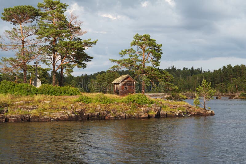 valaam озера ladooga острова стоковое изображение valaam озера ladooga острова стоковое изображение