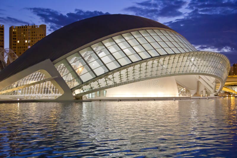 Valencia S City of Arts and Science Museum Editorial Image Image of