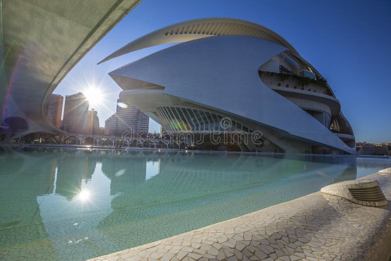 VALENCIA, SPAIN May 14, 2019 City of Science in the City of Valencia Editorial Stock Image