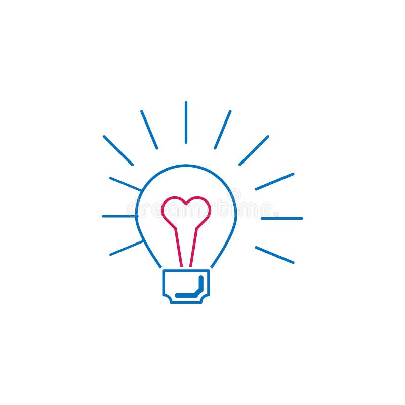 Valentin dag, ljus kula, hjärtasymbol Kan användas för rengöringsduken, logoen, den mobila appen, UI, UX royaltyfri illustrationer Valentin dag, ljus kula, hjärtasymbol Kan användas för rengöringsduken, logoen, den mobila appen, UI, UX royaltyfri illustrationer