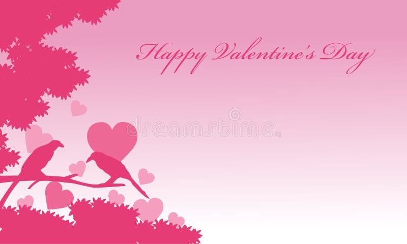 Valentine-achtergronden van de dag de Romaanse vogel vector illustratie Valentine-achtergronden van de dag de Romaanse vogel vector illustratie