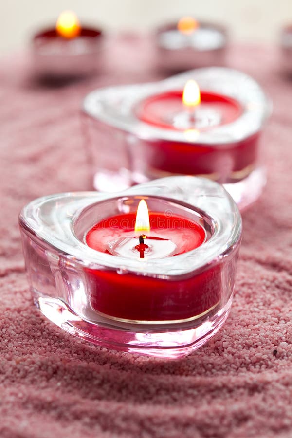 Valentine candles stock image. Image of still, xmas, pink 21260585