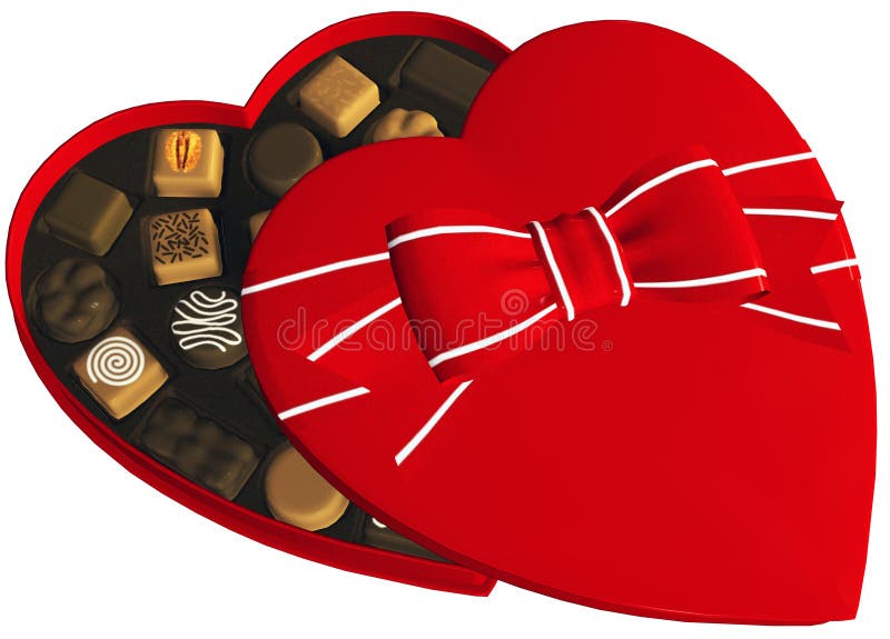 Valentine Candy Chocolate Illustration Isolated stock abbildung Valentine Candy Chocolate Illustration Isolated stock abbildung