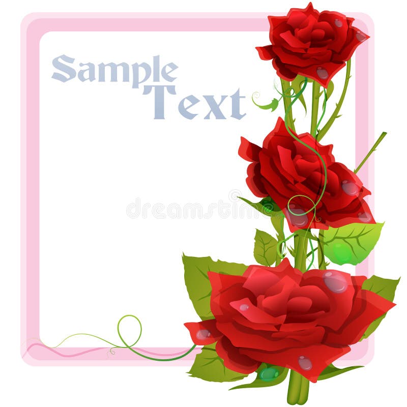 Valentine card royalty free illustration