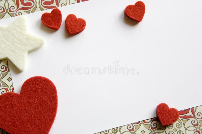 Valentine Card stock image. Image of paper, heart, valentine 7804343