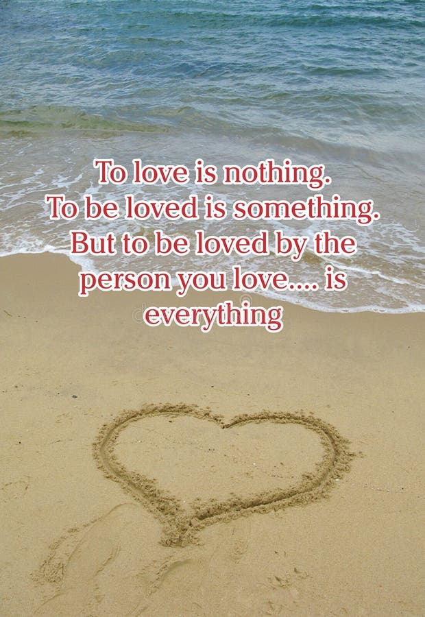 Valentine Card a View of Sea Shore Quotes Sand Heat Light Brown Sand ...