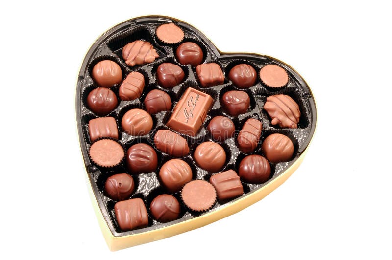 Valentine Chocolate stock image. Image of hearts, chocolate - 60411