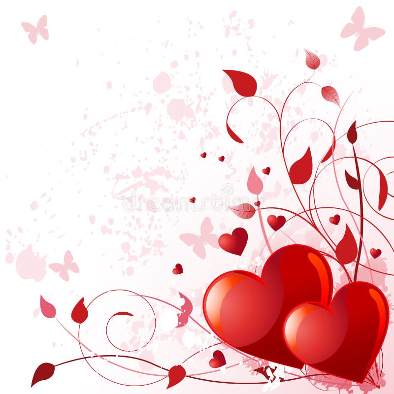 Valentine day card stock illustration Valentine day card stock illustration