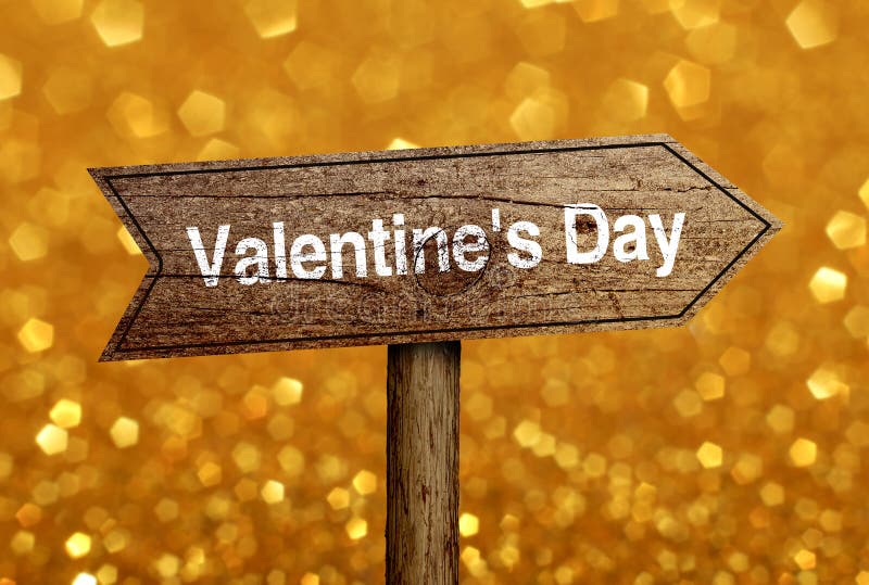 Valentine Day Road Sign imagenes de archivo Valentine Day Road Sign imagenes de archivo