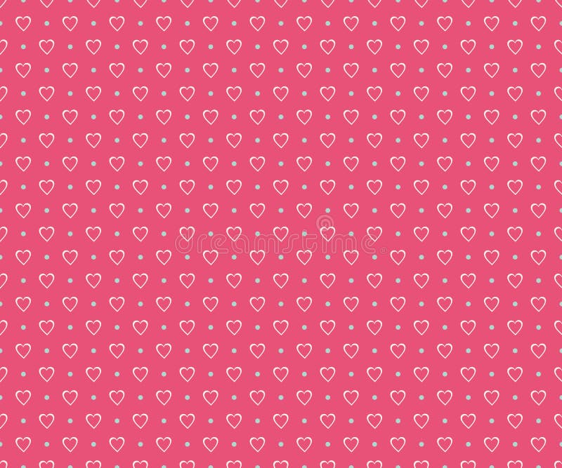 Valentine day seamless pattern. Vector illustration